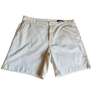 Vineyard Vines Mens Breaker Shorts Size 42 Off White Cotton Stretch Chino Golf